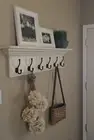 Coat Hanger, Entryway Coat Rack and Shelf, Fancy Mantle Coat Rack Shelf