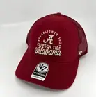 '47 Brand Crimson Tide Hat Mens Red Snapback Cap Mesh Back Trucker Alabama New