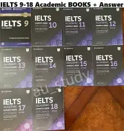 2024 AU STOCK LATEST NEW Cambridge IELTS 9-18 Academic Books with Answer Key