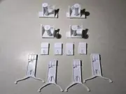 90-92 Cadillac Brougham Rear Quarter Panel Molding Cladding Chrome Clip Set 91