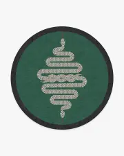245' Round | Machine Washable Runner Rug | Kid & Pet Friendly | Indoor Rug | Jonathan Adler Venom Emerald Rug | Ruggable