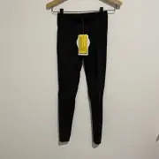 NEW Crane Mens Compression Full Length Black Tights Size s Active wear Training