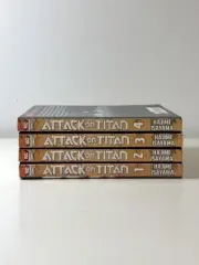Attack on Titan Manga Volumes 1-4 (Shingeki No Kyojin)