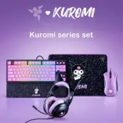 Razer x Sanrio Kuromi Gaming Mouse and Mechanical Keyboard & Headset Bundle