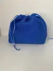 Ulta Blue Glitter Cosmetic Makeup Bag Drawstring Sparkly NWT