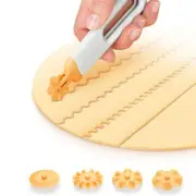 Multifunctional Plastic Baking Tool for Pizza and Pastry Roller Cutter