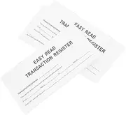 Housoutil Checkbook Register Books Currency Management Notebook with Design Portable Check Ledger for Easy Tracking of Personal and Business Expenses
