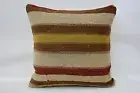 Pillow for Couch, 18"x18" Beige Kilim Pillow, Throw Pillow Covers