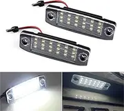 MKVAXR 2pcs 12v White 18 For Kia Sportage 2010-up, for Hyundai Kona 2017-up For I40 CW 2011-up SMD Car License Plate Lights Car Number Plate Light