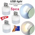 5 pcs USB LED Light Bulb Night Light Camping Portable Book Reading LED Lamp 5V