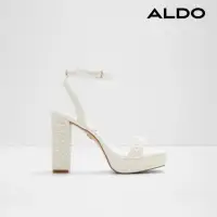 在飛比找momo購物網優惠-【ALDO】LULU-氣質珍珠涼跟鞋-女鞋(白色)