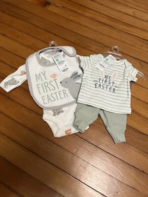 Preemie Carters Easter Outfits - Set Of 2 - New With Tags - NWT