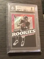 2017 National Convention DESHAUN WATSON RC Rookie SP/99 Rapture Prizm BGS 9 w/10