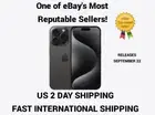 Apple iPhone 15 Pro Physical SIM Tray Black Titanium Dual Sim-Fast Shipping