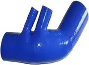 Rynplex Air Intake Silicone Turbo Induction Intake Hose, for NISSAN, for Skyline R32 RB20DET Pipe Tube Kit Car Air Intake Hose(BLACK Blue)