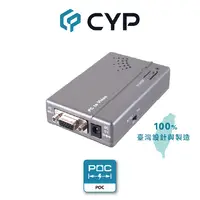 在飛比找PChome24h購物優惠-CYP西柏-VGA 轉 CV/SV 影音轉換器(CPT-38