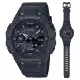 【CASIO 卡西歐】G-SHOCK 藍牙 碳纖維核心防護構造雙顯手錶 母親節 禮物(GA-B001-1A/速)