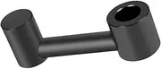 NULYLU Car Back Seat Hanger Aluminium Alloy Vehicle Hook for Organizing Bags Coats Umbrellas More Space Saving Storage Black