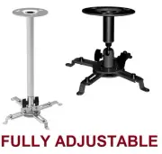 ADJUSTABLE PROJECTOR CEILING MOUNT BRACKET ADAPTER w/ INSTALL KIT HD DLP TILT