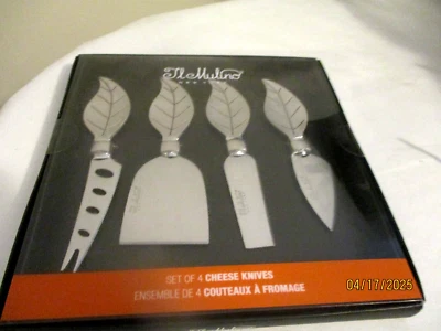 The Mulino Cheese Spreaders W/Leaf Design Handles New in Box