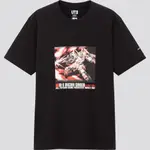 「BN超級邦妮」 UNIQLO X GUNDAM RX-0 獨角獸 鋼彈 聯名 短袖 短T LOGO UT 優衣庫 黑色