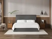 My Style Tapered Headboard & Standard Base - King / Gunmetal / Gas Lift Base