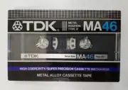 TDK MA46 Type Ⅳ Metal Cassette Tape Vintage Audio Tapes NEW