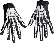 [COLLBATH] 1 Pair Mechanic Accessories Outfit for Men Bicycle Accesories Skeleton Gloves Halloween Glove Women White Makeup Sock Props On Foot Bones Man Men Accessories