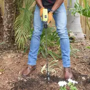 Long Garden Auger Planter Post Hole Digger Attache to Power Drill ?40mm x 750mm