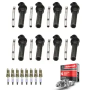 Ignition Coil Boots & Motorcraft Platinum Spark Plug For Ford Expedition FD503 (for: Ford)