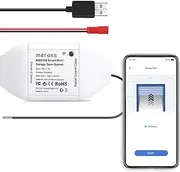 meross Smart Garage Door Opener Remote, APP Control, Compatible with Alexa, Google Assistant and SmartThings, Multiple Notification Modes, No Hub Needed