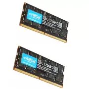 New Crucial 32GB (2X 16GB) DDR5 4800MHZ PC5-38400 SODIMM Memory Ram CT16G48C40S5