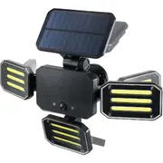 TV Shop Bell Howell Solar Powered Motion LED Light Bionic Floodlight w/Remote