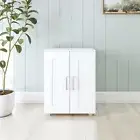 Montreal Cupboard 2 Door Low White