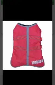 Kong Outerwear Rip Stop Blanket Jacket XS Red