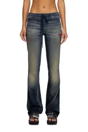 [Diesel] Diesel - Bootcut 2069 D-Ebbey Joggjeans - Jeans - Woman - Blue 23 Blue