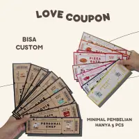 在飛比找蝦皮購物優惠-Minimal 情人節禮物 LOVE COUPON CUST