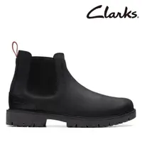 在飛比找momo購物網優惠-【Clarks】男靴 Rossdale Top 工藝縫線設計