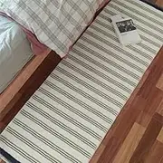 Minimalist Living Room Decorative Carpets Green Striped Bedroom Bedside Carpet Comfortable Coffee Table Rug Soft Balcony Rugs,PW605,YD,40X120cm