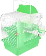 SEWOART Hamster Cage Small Pet Nest Hamsters Hideout House Hamster Travel Carrier Guinea Pig Cage Small Pet Hide House Cartoon Hamster Room Guinea Pig House Dwarf House Toy Green Plastic