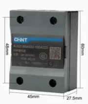 1PC New Chint NJG2-SDA032-100A220 DA100A 220V Solid State Relay Brand