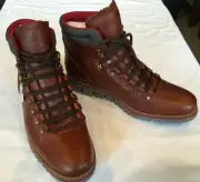Cole Haan Men's ZeroGrand 4ZG Hiker Boot WP Waterproof British Tan Sz 8.5 M