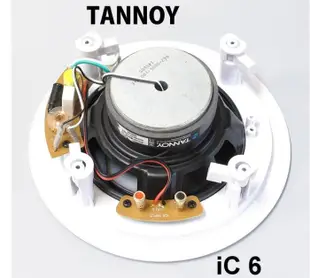 鈞釩音響~TANNOY iC 6 嵌壁式喇叭 吸頂式喇叭 圓形/對