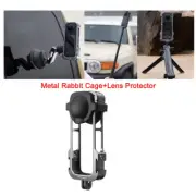 For Insta360 X4 Camera Metal Rabbit Cage Frame+Lens Cap Protector Quick Release