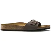 Birkenstock Madrid BirkiBuc Sandals - Narrow - Mocca