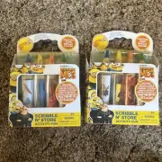 2 Despicable Me 3 Scribble N' Store Children's Fun Activity Kit New