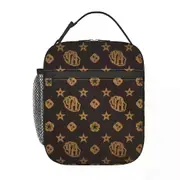 i2245 Reunia Island 974 Luxury Thermal Insulated Lunch Bags Women Fleur De Lys Resuable Lunch Tote for School Multifunction Food Box swg3477