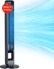 Tower Fan Oscillating 70° Quiet Bladeless 12H Timer LED Display Auto-Off Standin
