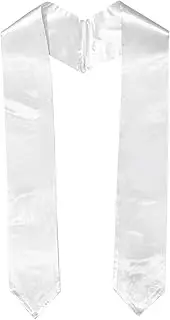 [Tadill] Graduation Stole Honor Stole for Graduation Ceremonies Honor Societies, White