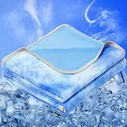 inhand Cooling Blanket Queen Size, Summer Blankets for Hot Sleepers & Night Sweat, Thin Blanket Cold Cool Lightweight Cooling Blanket for Couch Bed, Light Blanket for All Season Use